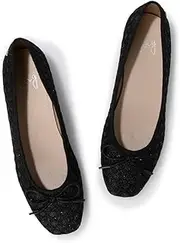 ing(イング) IGST52262 Women's Ballet Shoes, Black Pheasant, 9.3 inches (23.5 cm), Black, 23.5 cm