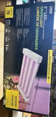 Feit Electric 2 ft. 4-Light 60-Watt White LED Hydroponic Linkable Grow Light