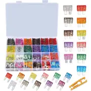 Auto Blade Fuse Assortment Kit Standard & Mini Size Set Car SUV Motorcycle Fuses