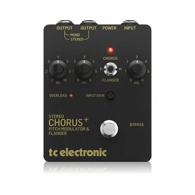 New tc electronic SCF GOLD Chorus/Flanger/Pitch Modulation 4033653016797