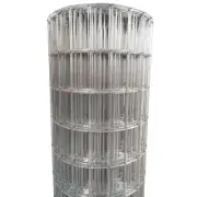 100-Feet X 3-Feet 14 -Gauge Silver Steel Welded Wire Rolled Fencing 2-In X 4-In