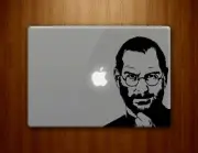 Steve Jobs - Laptop decal (Apple MacBook, iPad, Windows) Sticks on ANYTHING