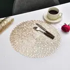 Ventilated Placemats Dining Table Protection Mats Pvc Heat Insulation Placemat