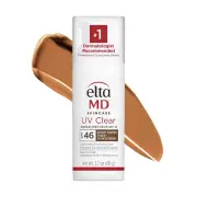 Eltamd UV Clear Tinted Face Sunscreen, SPF 46 Oil- Free Tinted Sunscreen with Zi