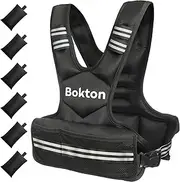Weighted Vest for Men and Women, 4-10lb/9-18lb Vest with 6 Ironsand Weights for Home Workouts, Adjustable Body Weight Vest Exercise Set for Strength Training, running, walking, Cardio