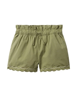 Janie And Jack Poplin Paperbag Waist Short