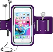 Sports Armband Jogging Arm Mobile Phone Holder Running for iPhone 13 12 11 Pro Max/XR/XS MAX/8 7 6S Plus, Samsung Galaxy S22/A/Note, LG, Xiaomi, Up to 6.9 Inches Sports Case Running Phone