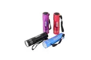 Arlec 9 LED Watchman Mini Metal Torch with Batteries