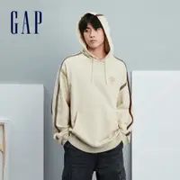 在飛比找蝦皮商城優惠-Gap 男裝 Logo純棉帽T-米色(837443)