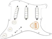 920D Fiesta Polyphonics WHITE Loaded Pickguard 7-Way/2-Toggle for Fender Strat