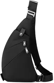 [Minefoir] Men's Anti-Theft Bag Travel Chest Bag Crossbody Sling Pockets Bag Multi-functional Casual Shoulder Bag