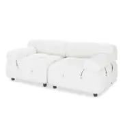 Keila Two Seater Modular Tufted Boucle Sofa Set