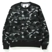 A Bathing Ape Gradation Camo Wide Crewneck Sweater Size 2XL