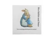 Beatrix Potter Peter Rabbit Decorative Wall Plaque - Mrs. Rabbit and Peter