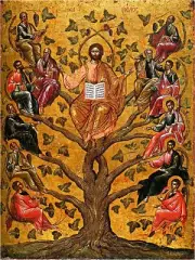 Christ The True Vine Icon Accent Tile Mural Kitchen Wall Backsplash Ceramic