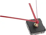 CORHAD Silent Wall Clock Mechanism Kits Red Straight Clock Hand Easy Install Long Life
