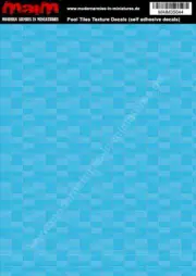 MAiM 1/35 Pool Tiles Texture Decals (self adhesive, 24cm x 17cm)