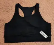 NEW Core 10 Women's All Day Comfort Built In Sports Bra Black Size Medium