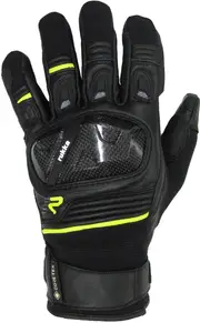 Rukka Ceres 2.0 Gore-Tex Motorcycle Gloves, black-yellow, Size S M for Men Black Yellow