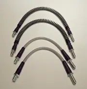 New Set of Four Stainless Brake Line Hoses Brakes Triumph Spitfire 1963-1972 (for: Triumph)