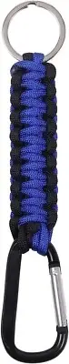 Rothco Paracord Carabiner - Thin Blue Line /First Responder - New
