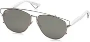 DIOR TECHNOLOGIC ROSE GOLD WHITE/GREY SILVER unisex Sunglasses