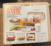 Vintage Hamilton Beach Scovill YOGURT MAKER New In Sealed Box Model 726 Rare
