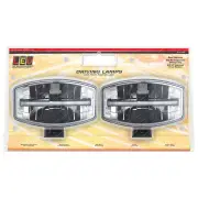 LED Autolamps Driving Light Cool White Lamp 245x178x109mm Spotlight Twin Blister