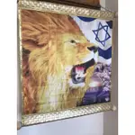 歐洲古物__以色列 壁掛 猶大獅子 壁吊 掛布