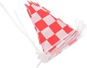 WHAMVOX Racing Flag Set Car Racing Flag Checkered for Parties Deck Decor Outdoor Decorations