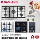 GASLAND chef Gas Cooktop 30/60/90cm for NG LPG Gas Hob Stainless/Glass Cook Top
