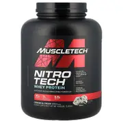 MuscleTech, Nitro-Tech™ Whey Protein, Cookies and Cream, 4 lbs (1.81 kg)