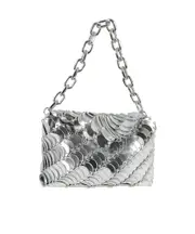 Paco Rabanne Chainmail Embellished Chain-Linked Clutch Bag One size silver-tone