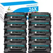 10PK CF226X Toner Cartridge For HP 26X Laserjet Pro M402dn M402 M426fdw Printer