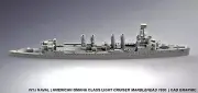 Marblehead 1930 - US Navy - Wargaming - Axis and Allies - Naval Miniature - War
