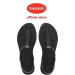 【HAVAIANAS 哈瓦仕】涼鞋 女鞋 拖鞋 夾腳拖 T形鞋帶 YOU PARATY CHAINS 黑 4148793-0090W(哈瓦士)