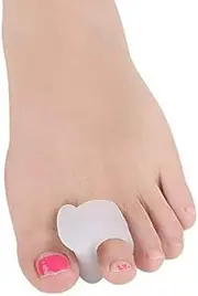 Toe Separator for Kids - 4 Pack Spacers for Overlaping Toes, Big Toe Alignment, Bunion Presure Relief, Halts Progression of Hallux Valgus Deformity in Kids