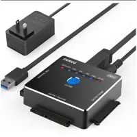 在飛比找蝦皮購物優惠-現貨  FIDECO 硬碟外接盒 支持IDE  USB 3.