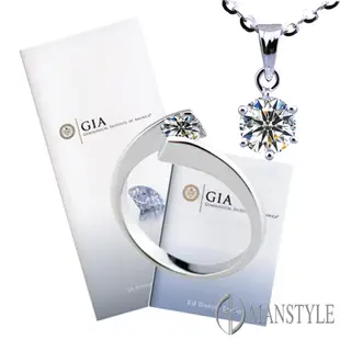 GIA-MANSTYLE 0.40ct D-IF 八心八箭裸鑽