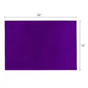 Mega Crafts - 16" x 24" Metallic Glitter EVA Foam Sheets - Purple, 6PCS