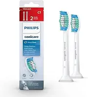 Philips Sonicare Genuine Simply Clean replacement toothbrush heads, HX6012/04, 2-pk