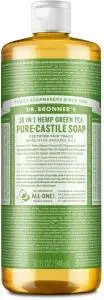 DR. BRONNER'S Pure-Castile Soap Liquid (Hemp 18-in-1) Green Tea 946ml