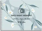 Scratch Off Date Night Ideas | Couples Adventure Photo Album Book - Portable Couples Date Night Deck Scratch Off Cards Games for Holiday