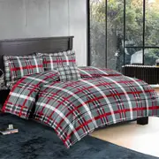 Prague Design Cotton Quilt Doona Duvet Cover Set
