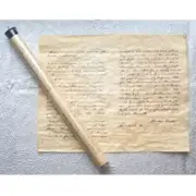 GETTYSBURG ADDRESS FULL SIZE REPLICA ANTIQUED PARCHMENT 22 X 28 NEW