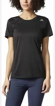 Adidas Climalite Women's BLACK SHORT SLEEVE NOVA SS TEE T SHIRT SIZE Large
