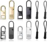 Zipper Pull Replacement I 12 PACK Detachable Zipper Pulls I Zipper