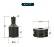 1set 14.5mm Punching machine die Hydraulic punch die CH-70 up and down mold