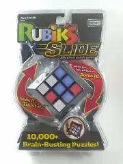 Rubiks Slide Electronic Handheld Puzzle Game SEALED. 10,000 Brain Teasers. AS IS