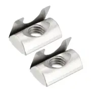15 Pcs Roll In Spring M8 T Nuts,3030/4040 Series Universal with Spring Sheet